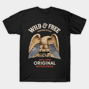 Native Eagle Vintage Style T-Shirt